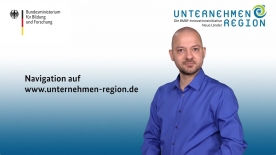 Poster zum Video Navigation auf www.unternehmen-region.de