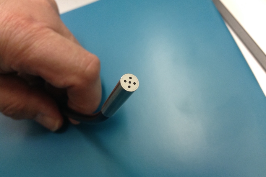 Nahaufnahme Ausgang UV-LED-Stift